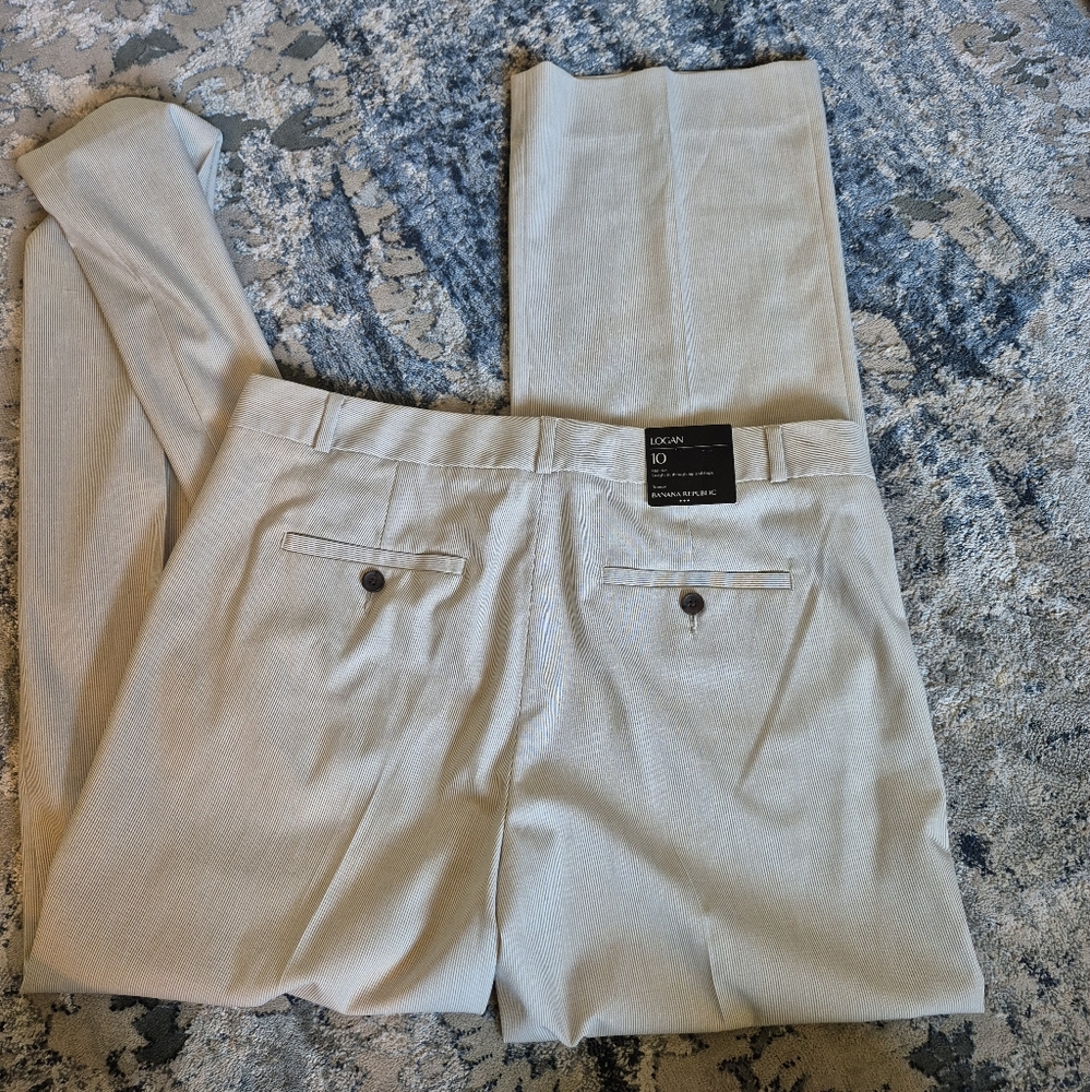 Banana Republic Factory Cream Trousers